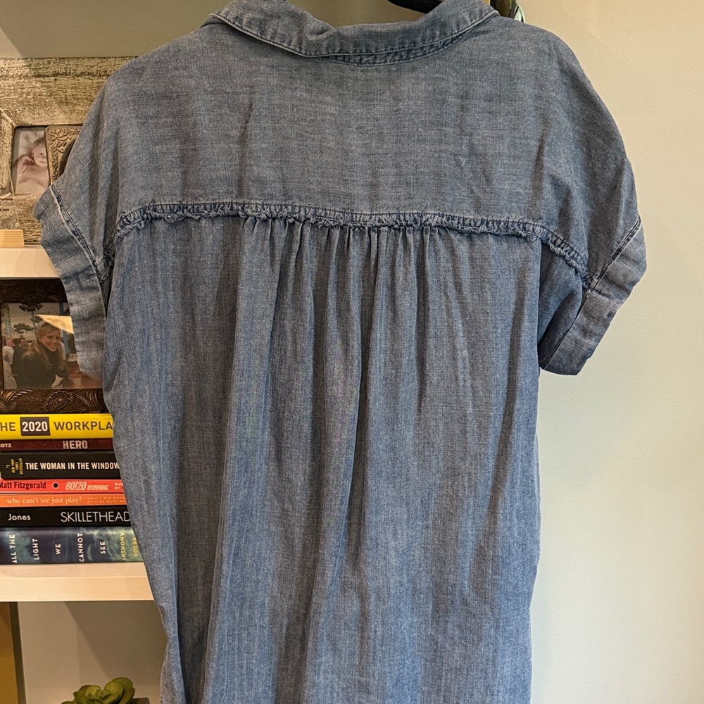 Splendid Light Blue Denim Shirt - Picture 4 of 4